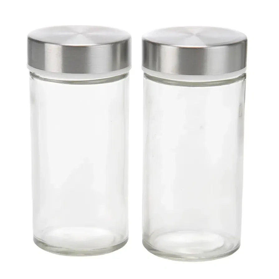 Revolving Glass Spice Jar Set Rack (12 Pc.)