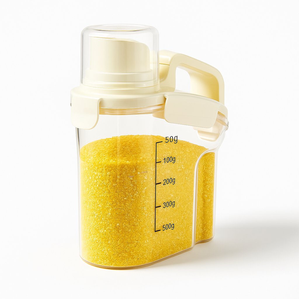 Elegant Airtight Pouring Storage Canister