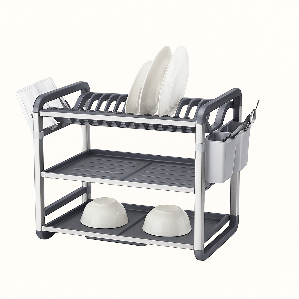 Binca Premium Quality 3-Tier Dish Drying Stand