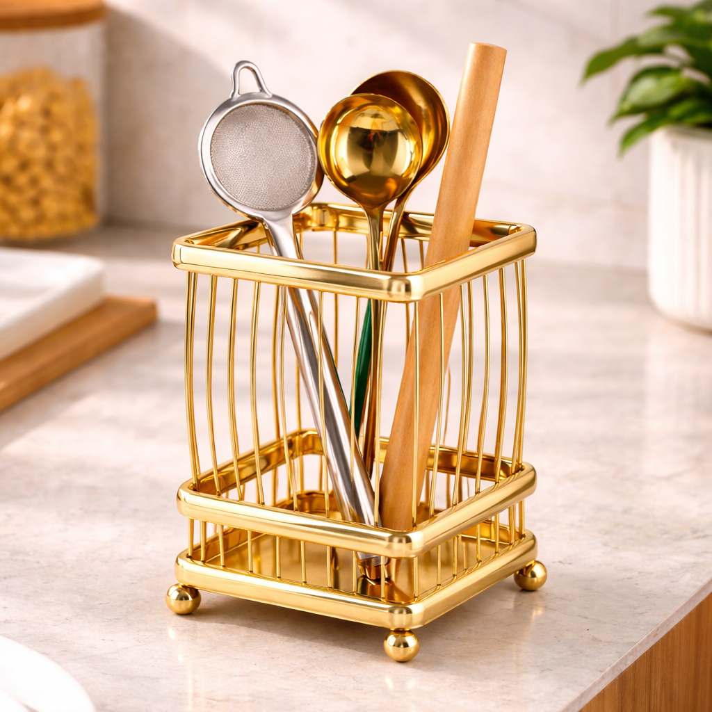Luxury Gold Spoon Holder