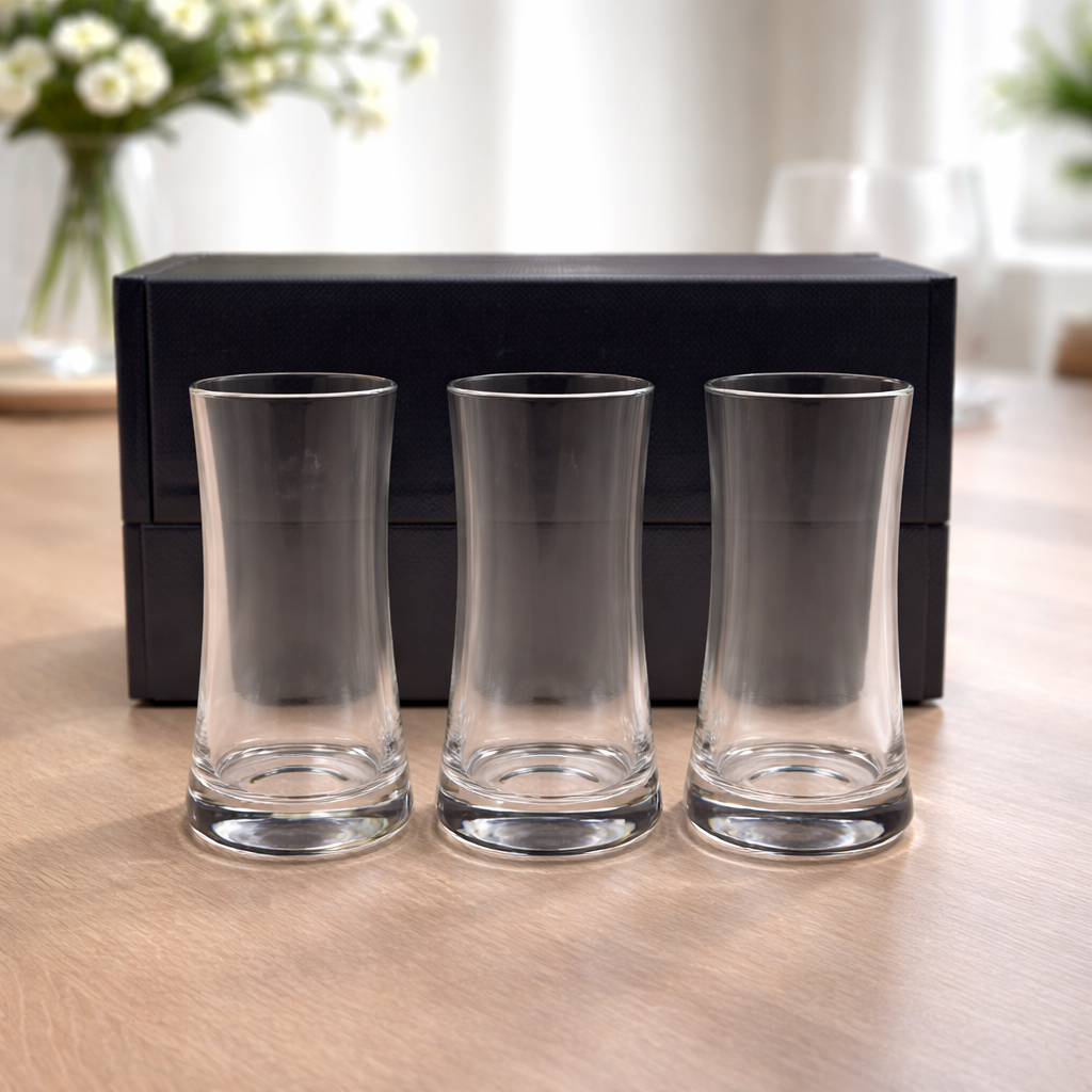 6 Pcs Premium Curved Highball Glass Set