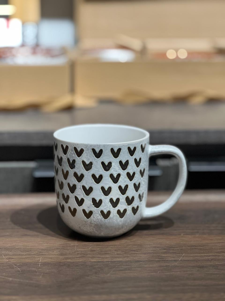 Porcelain Mug – Grey (400ml) 1 PC
