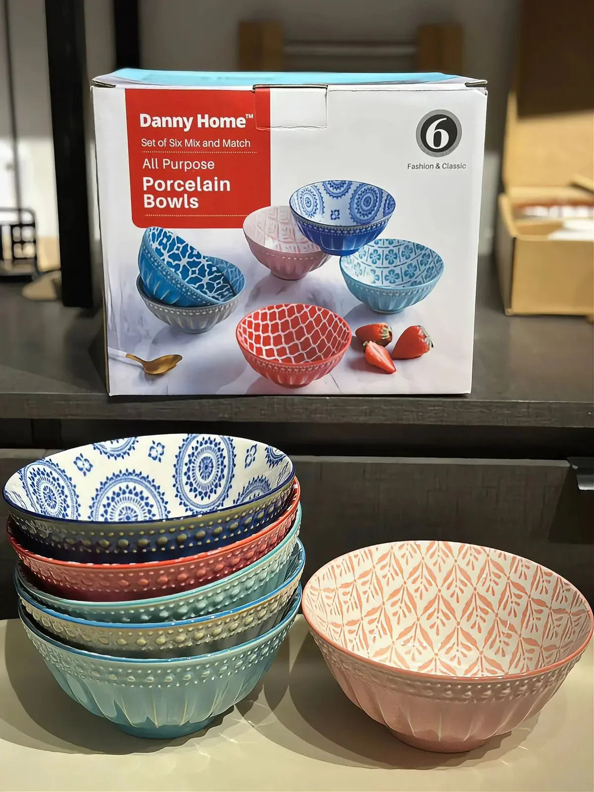 Porcelain Bowl Set – 6pcs