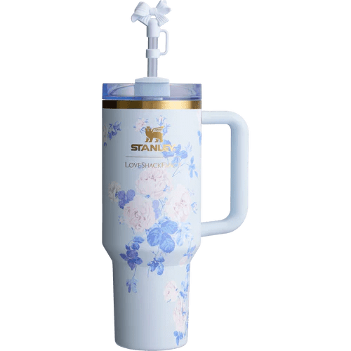 The Stanley x LoveShackFancy Quencher | 40 OZ | Everblooming Rosettes - Gift Box