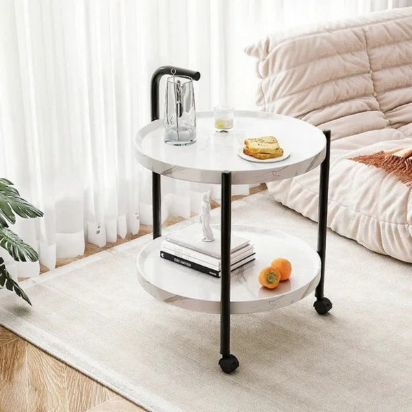 2 Tier Wooden Elegant Serving Trolley