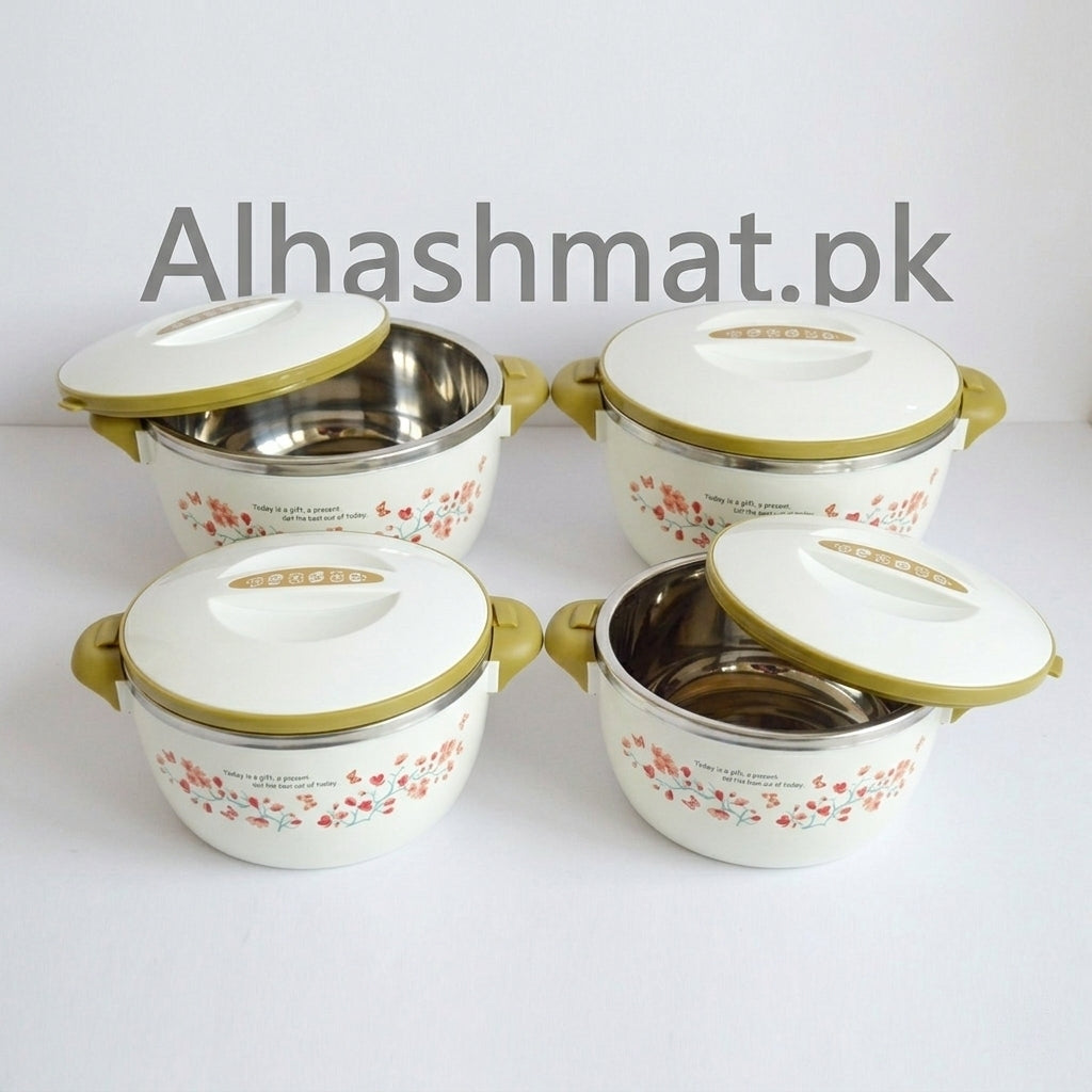 Premium Quality Food Warmer Thai Made HotPot Set Of 4 PCS