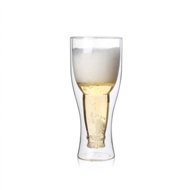 Double-Walled Bottle Glass