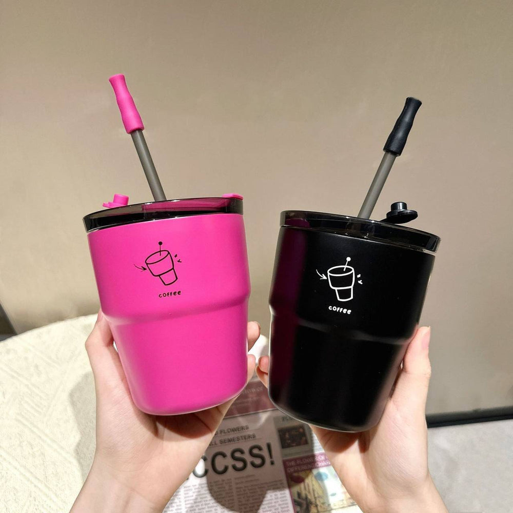 Korean Style Insulated Mug Portable Thermal Drinking Cup