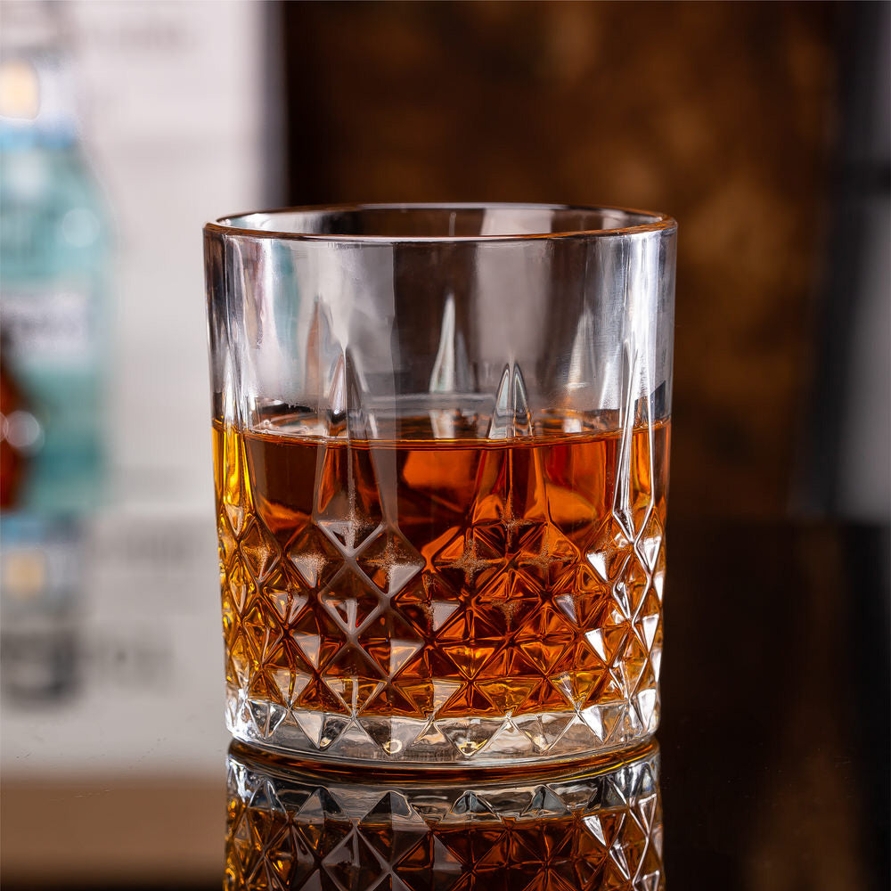 Clear Transparent Glass For Cold Drinks Set Of 6