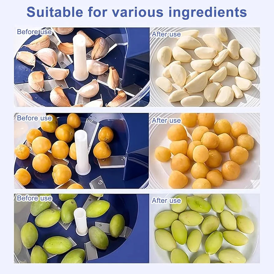 Garlic, Fruit, & Vegetables Peeling Rechargeable Electric Machine
