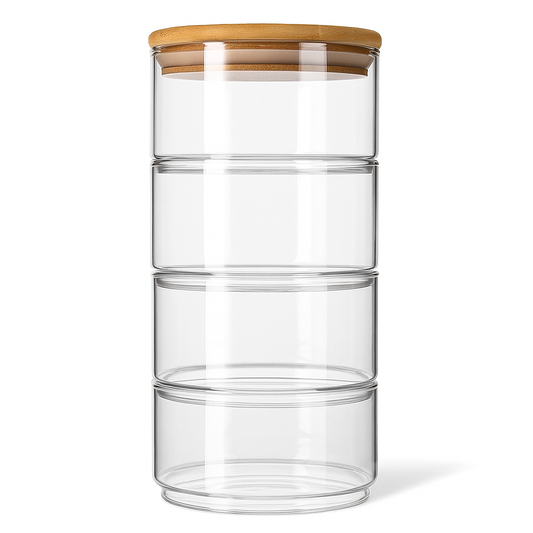 4 Layer Premium Glass Food Container