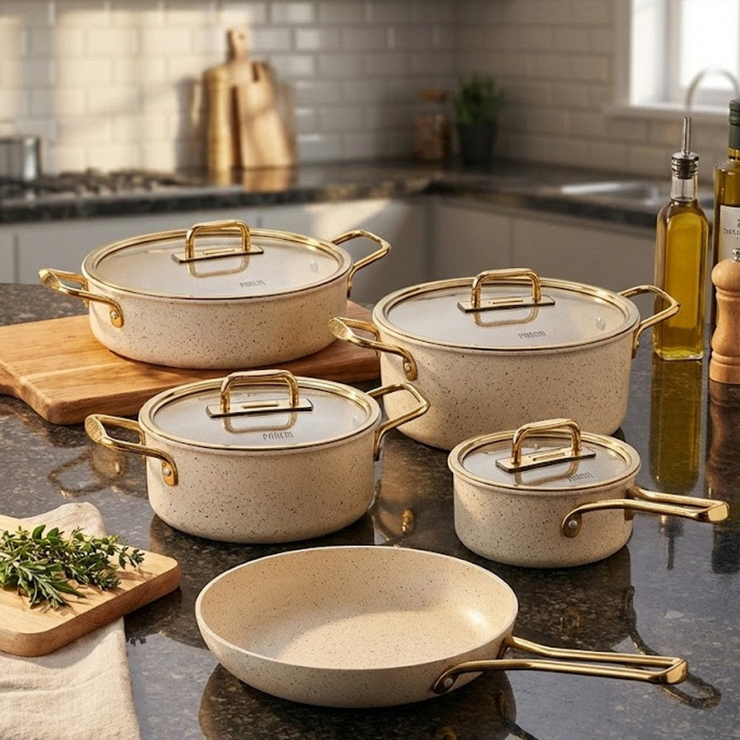 Falez PAREM 9 Pcs Cooking Set | Premium Turkish Cookware Pakistan