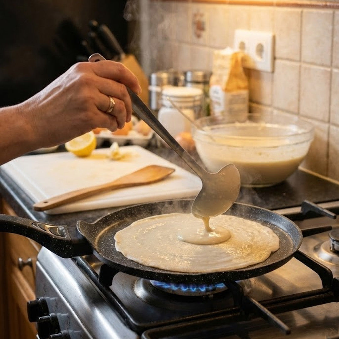Black Textured Nonstick Fry Pan | Durable Cooking Pan | Available In Multiple Sizes