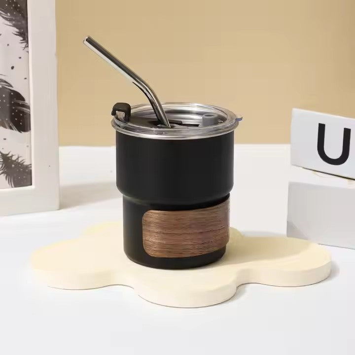 Outdoor Anti-scald Beer Cup Coffee Mug With Lid 500ml
