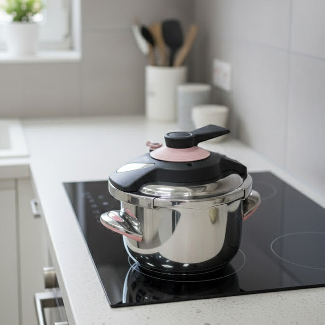 O.M.S Turkey Pink Pressure Cooker – 5 Liter Heavy Duty Cooker