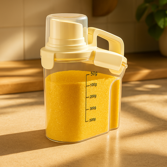 Elegant Airtight Pouring Storage Canister
