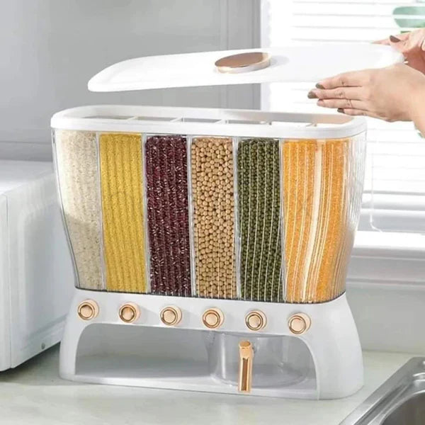 Elegant Airtight Grain Dispenser – 12kg