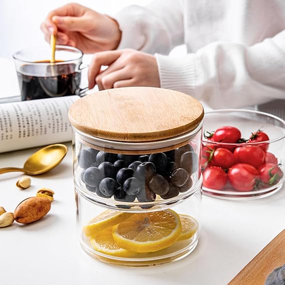 3 Layer Premium Glass Food Container