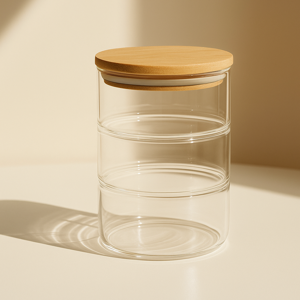 3 Layer Premium Glass Food Container