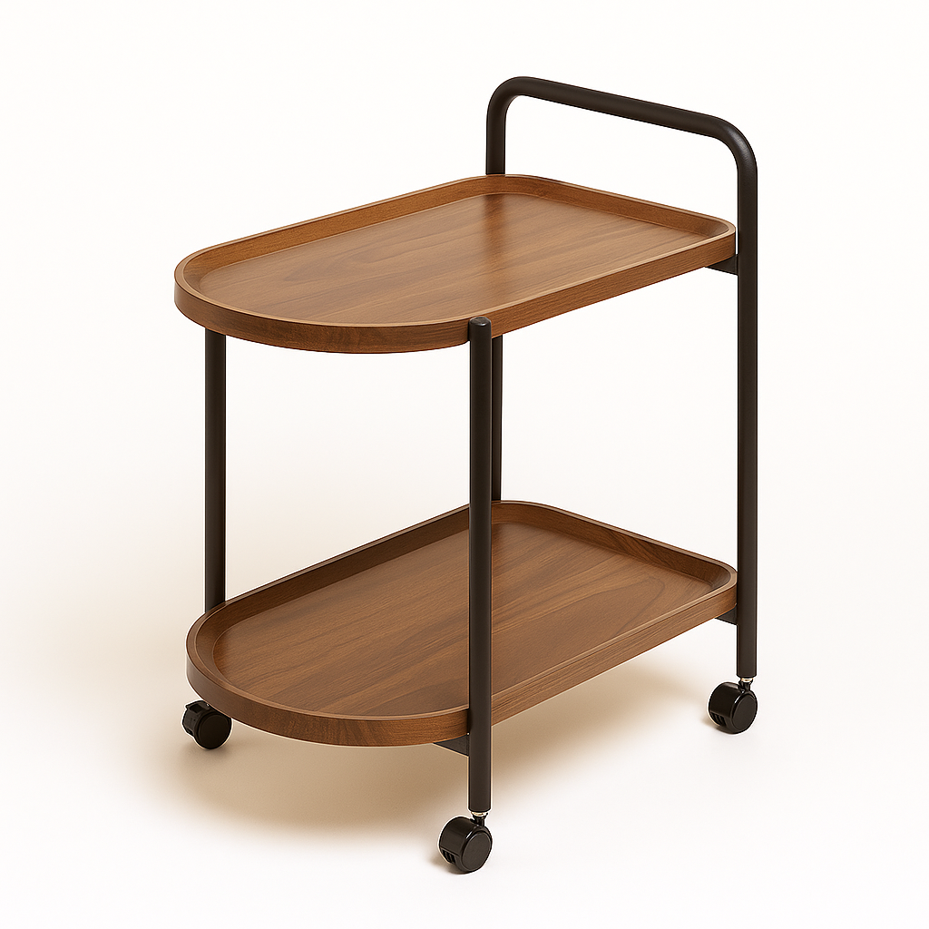 2 Tier Luxury Serving Cart