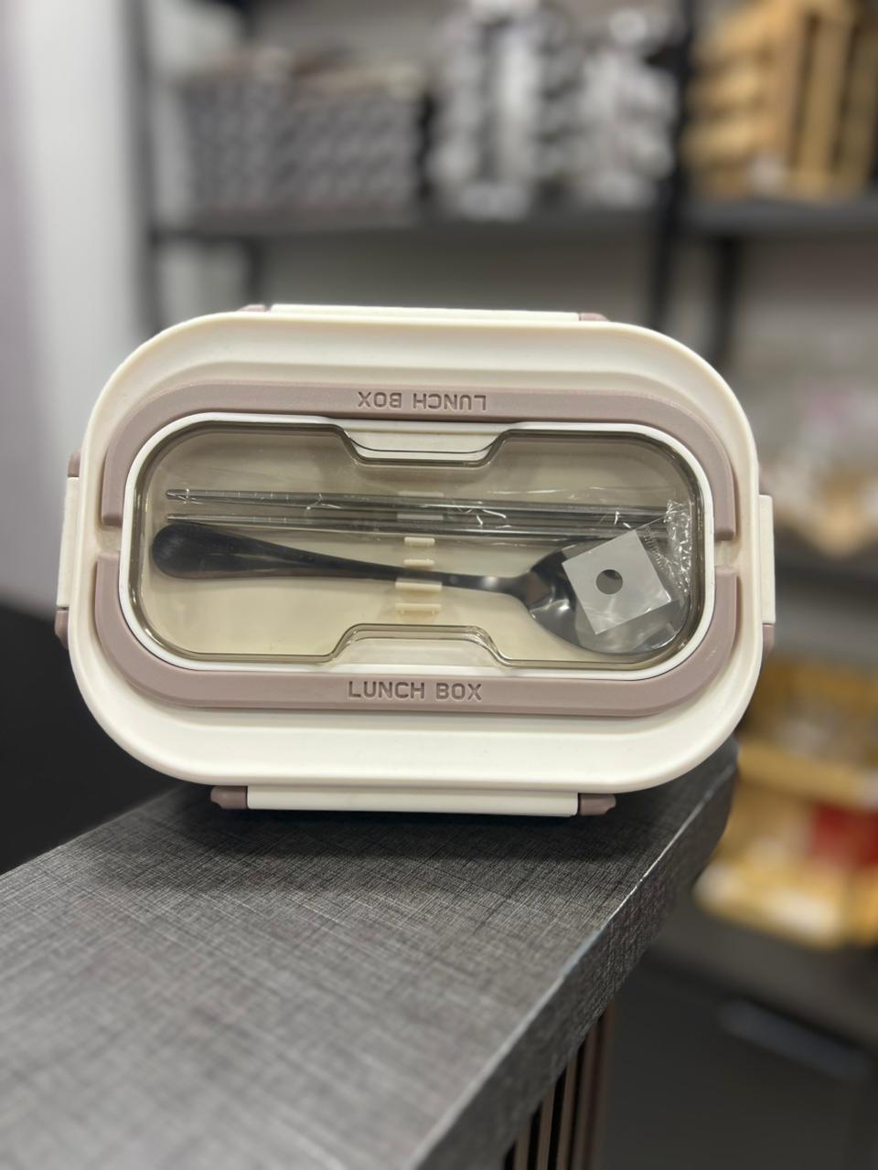 3 Layers Bento Lunch Box with Bowl, Spoon & Fork