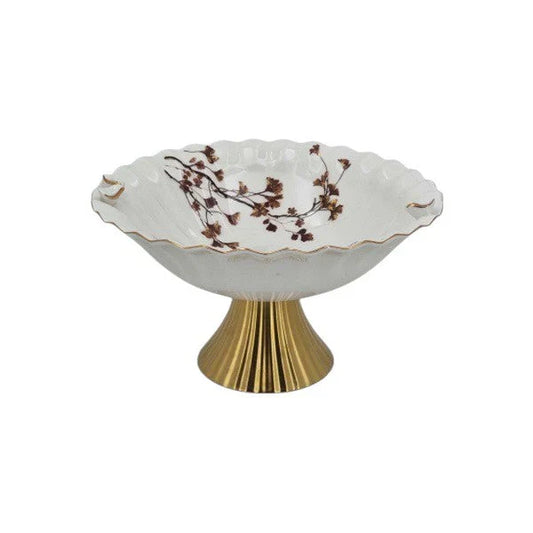 Angela 12" Luxury Ceramic Fruit Bowl