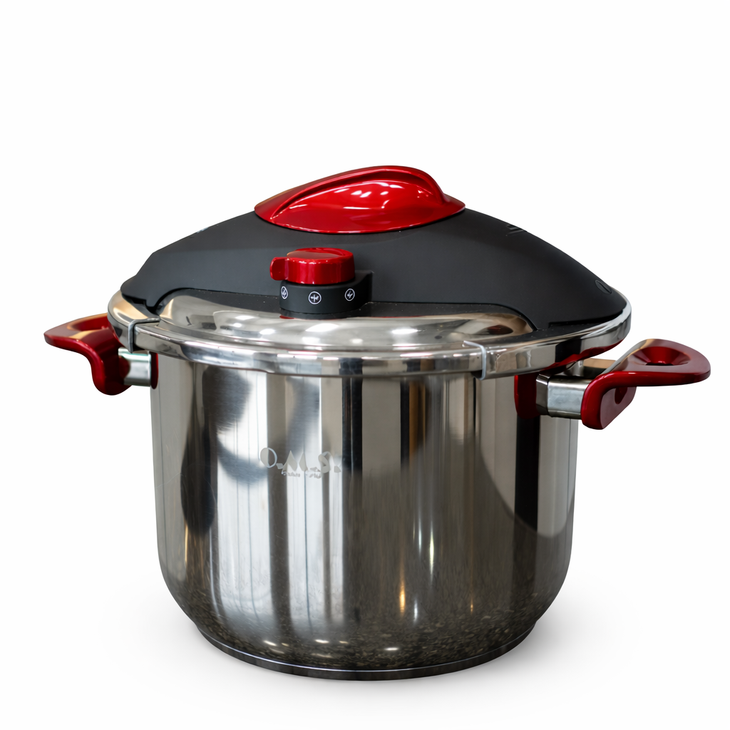 O.M.S Pressure Cooker – Red Color | 14 Liter Extra Large Heavy-Duty Cooker