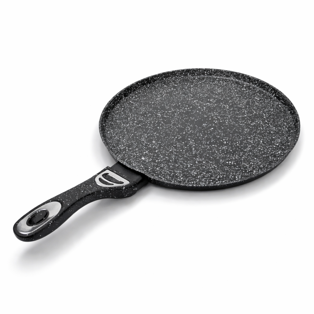 Black Textured Nonstick Fry Pan | Durable Cooking Pan | Available In Multiple Sizes