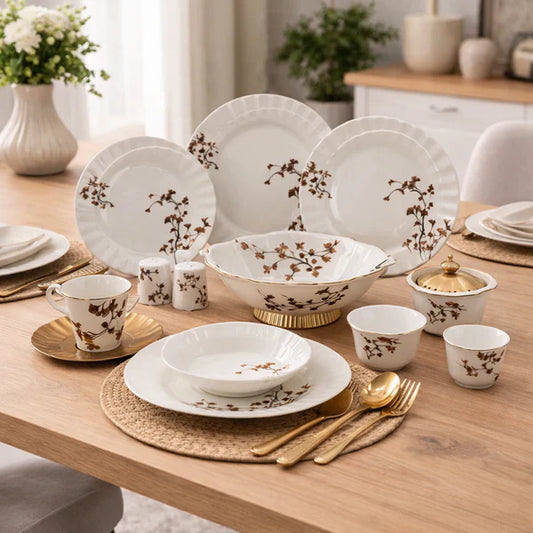 44-Piece Luxury Ceramic Dinner Set