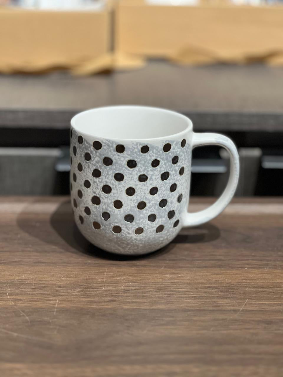 Porcelain Mug – Grey (400ml) 1 PC