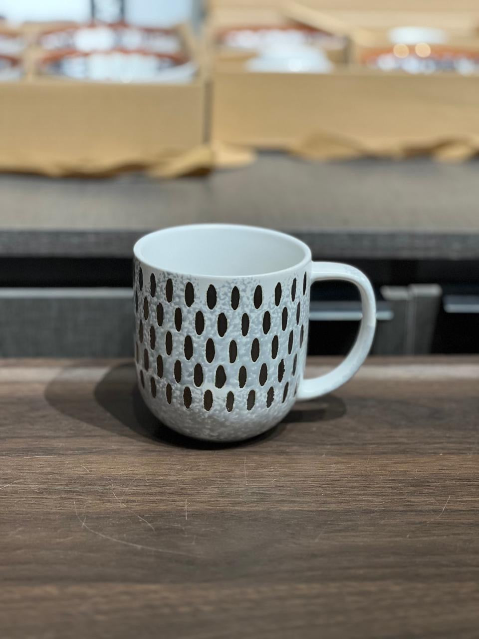 Porcelain Mug – Grey (400ml) 1 PC