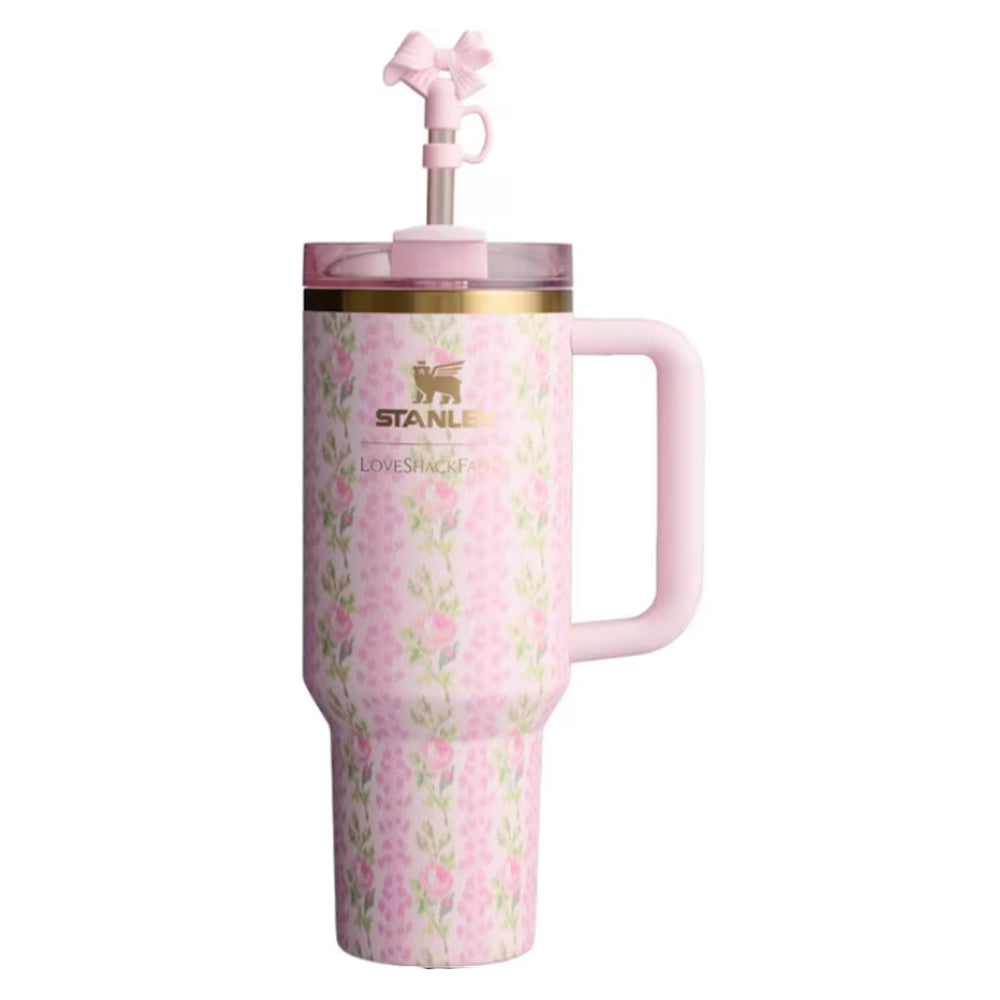 The Stanley x LoveShackFancy Quencher | 40 OZ | Blooming Heirloom  | Printed Box