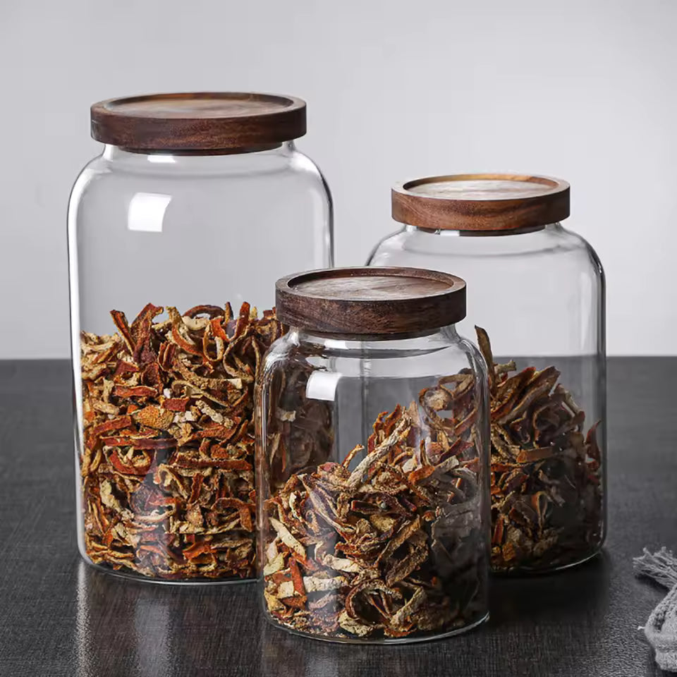 Glass Jar Burney Clear