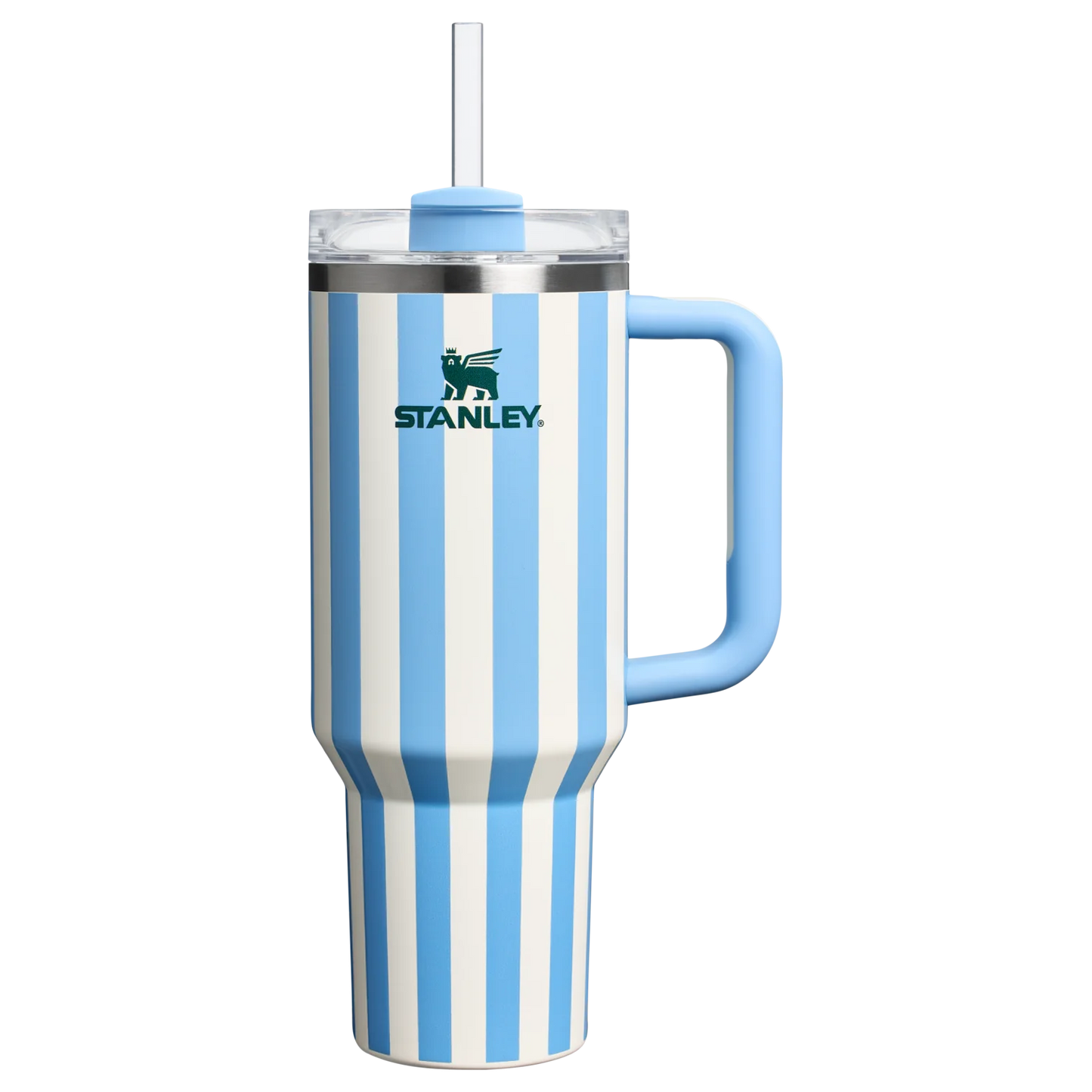 Stanely Cornflower Cabana Design, Blue & White Stripes.