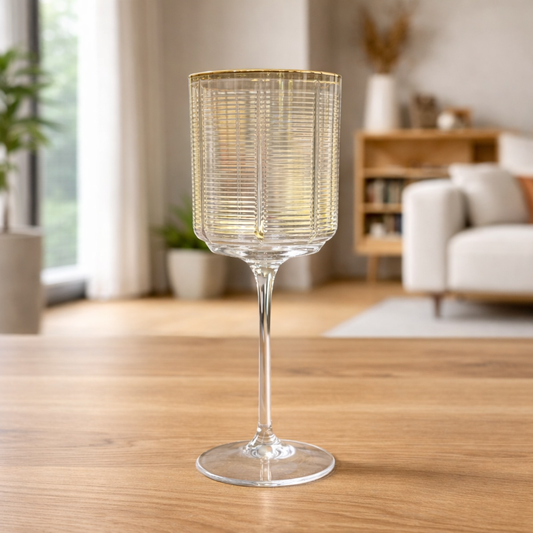 Crystal Champagne Goblets – 6pcs