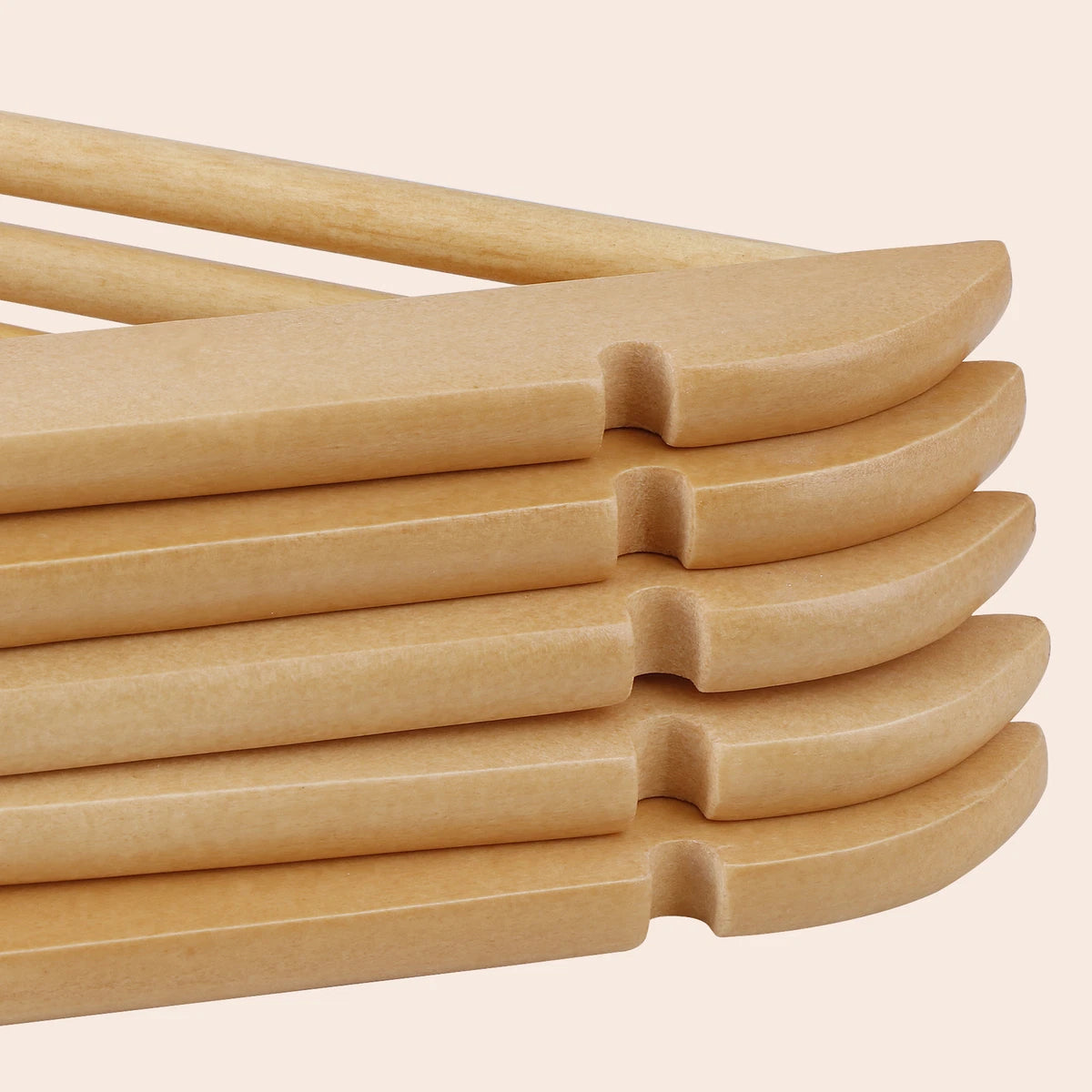 Wooden Clothes Hanging Hangers Set Of 10 PCS