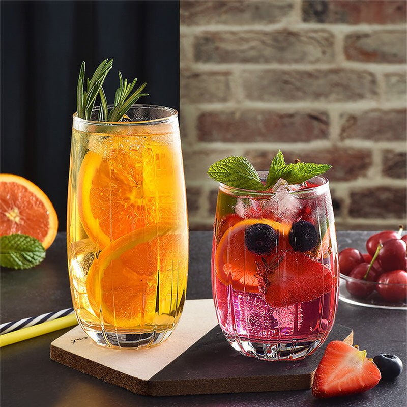 Transparent Clear Glass Set Of 6 Pieces 380ML
