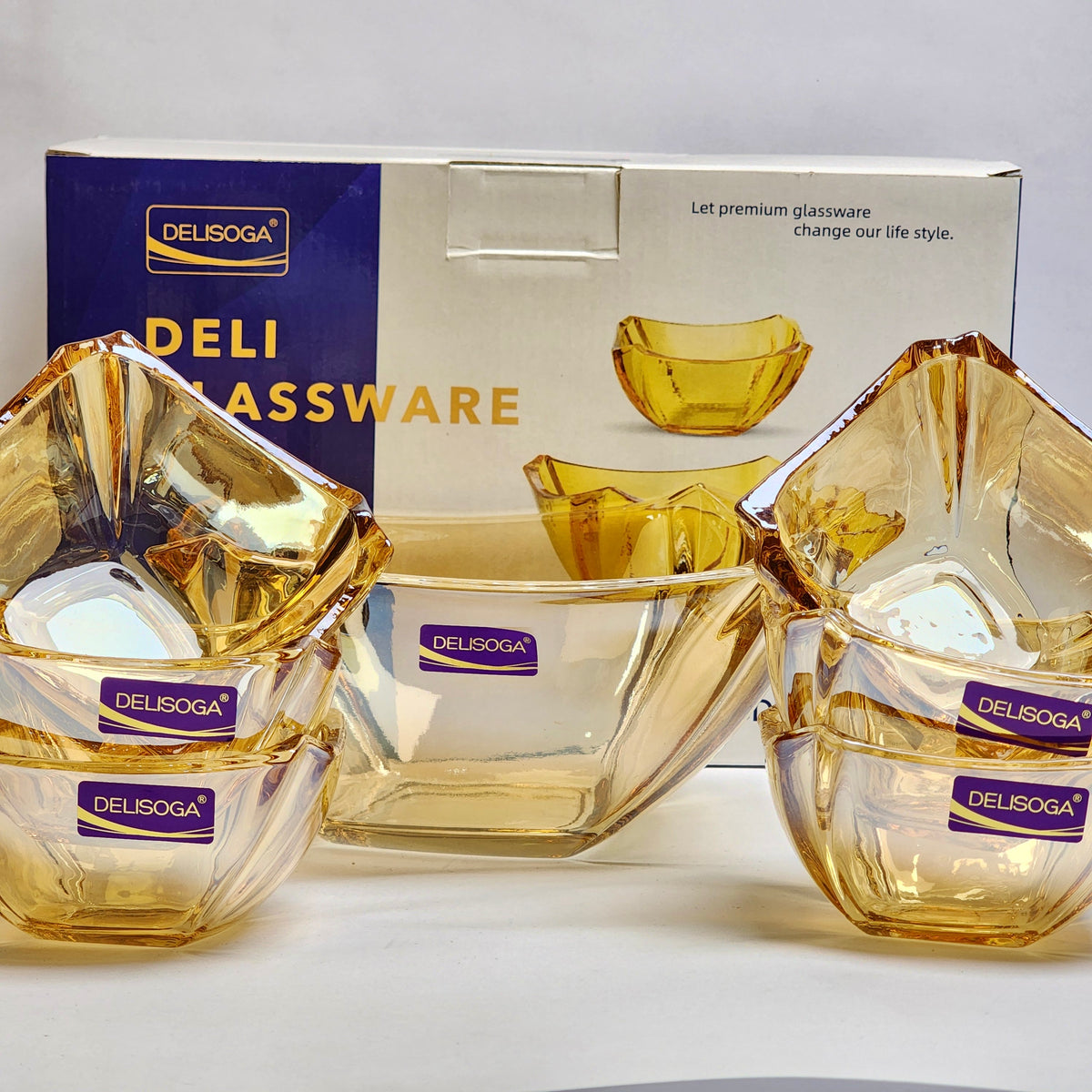 Set Of 7 PCS Fruit Bowls