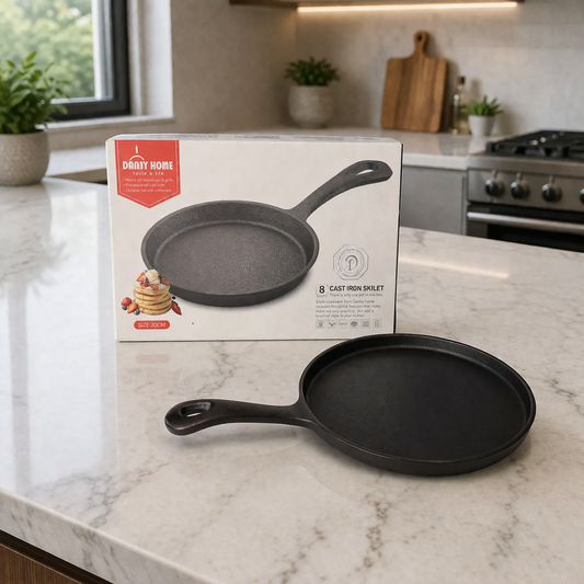 Danny Home Cast Iron Skillet Fry Pan 20.8cm