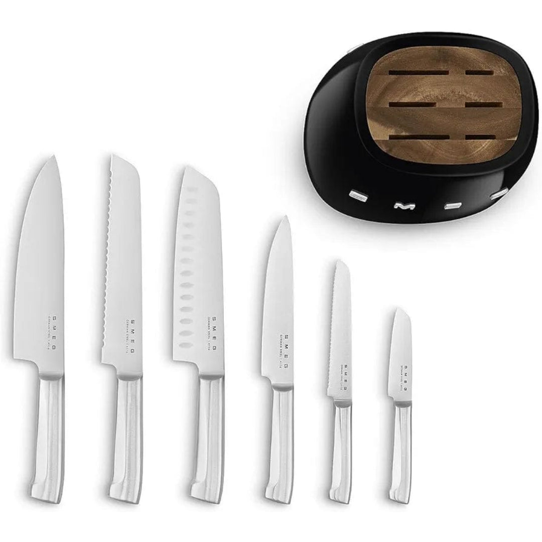 Italian SMEG Knife set.