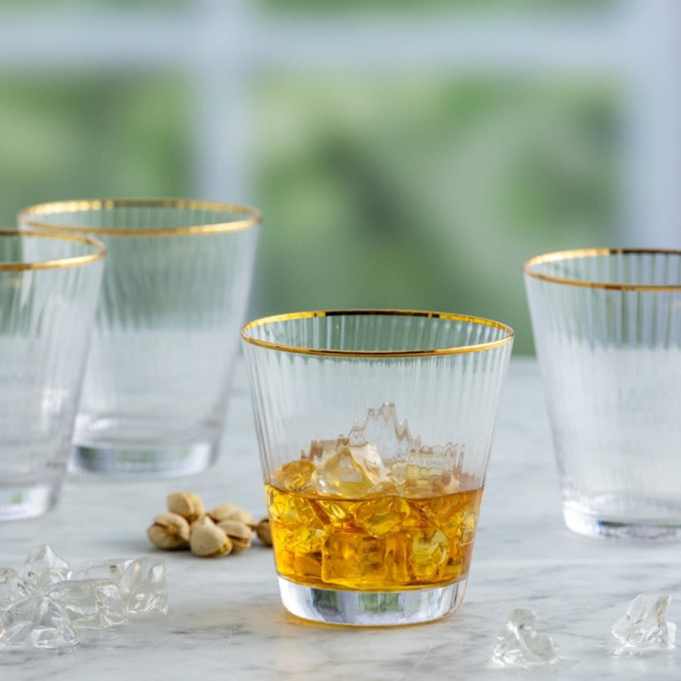 6 Pieces High Quality Russian Crystal Glass Set