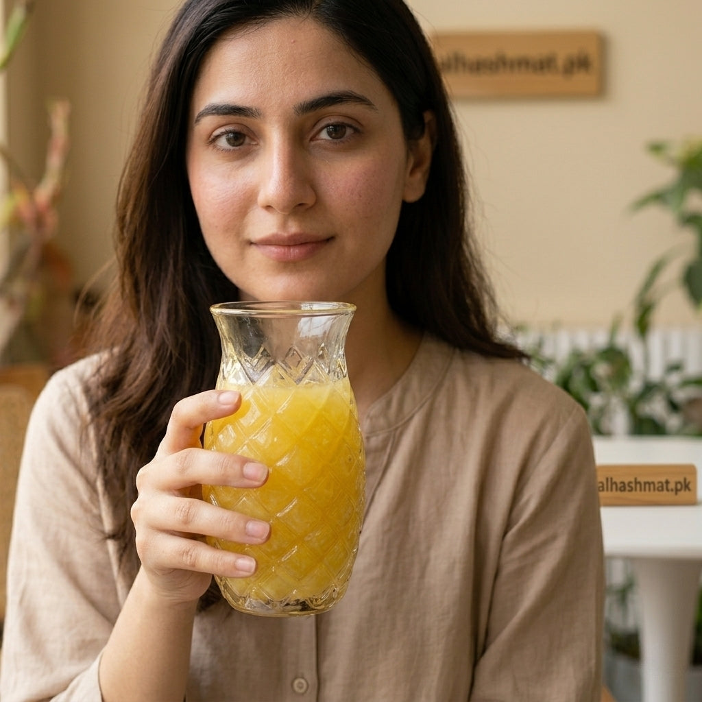 Pineapple Shaped Glass