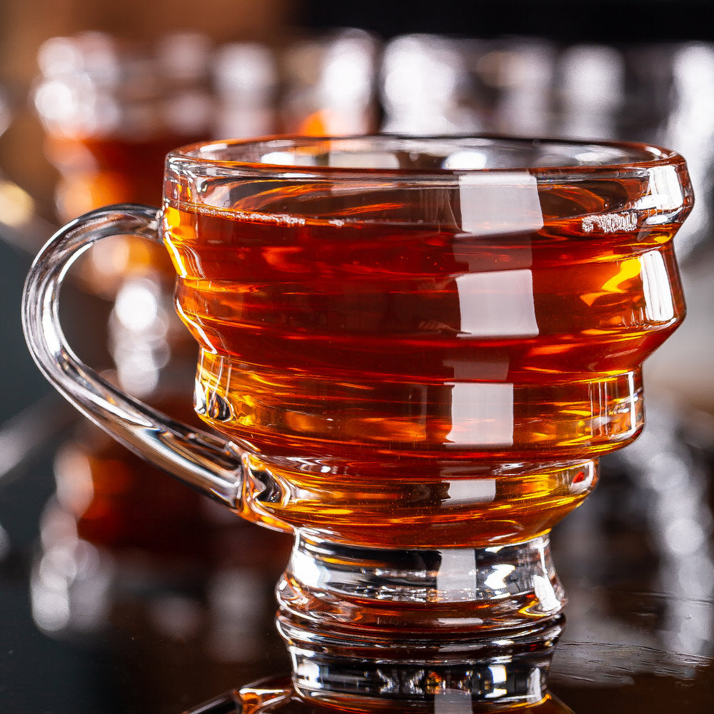Textured Tea, Coffee, Cup/Mug 210ML Set Of 6 Pieces