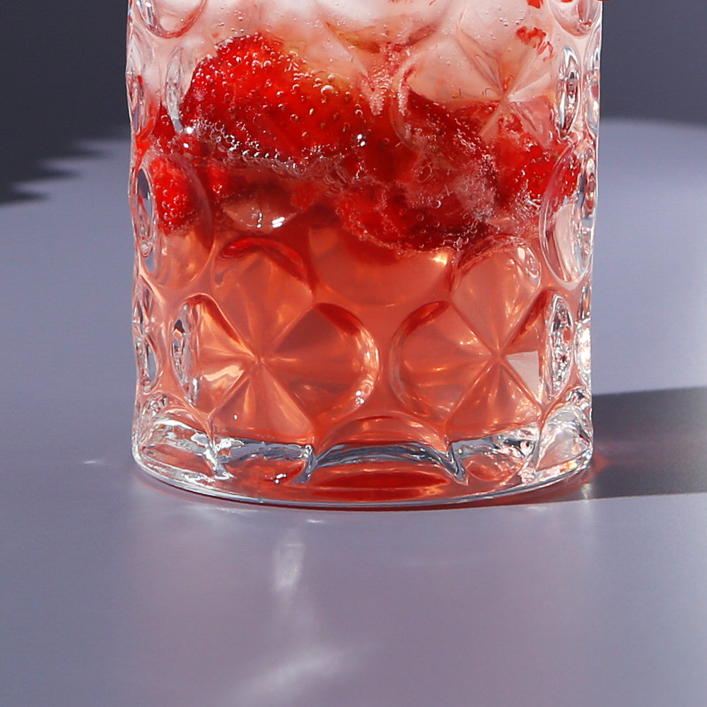 Textured Drinking Glass Set Of 6 Pieces 340ML