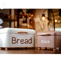 Set of 2 Kitchen Storage Bread Box Containers