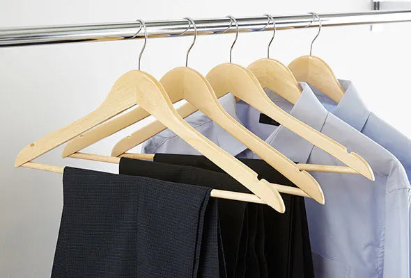 Wooden Clothes Hanging Hangers Set Of 10 PCS