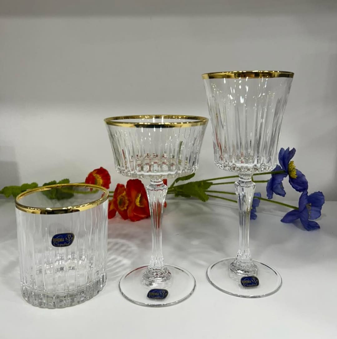 High Quality Russian Crystal Wine Glass (Set Of 6 Pieces)