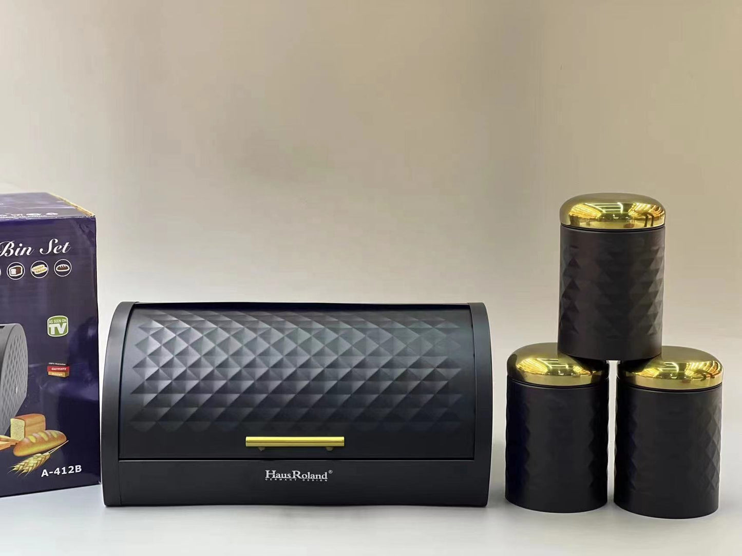 Haus Roland Breadbox With Jars