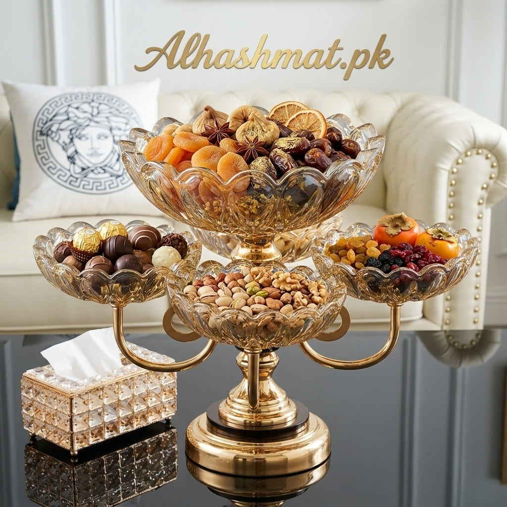 Dried Fruit, Chocolates, Fruits, Revolving Tray