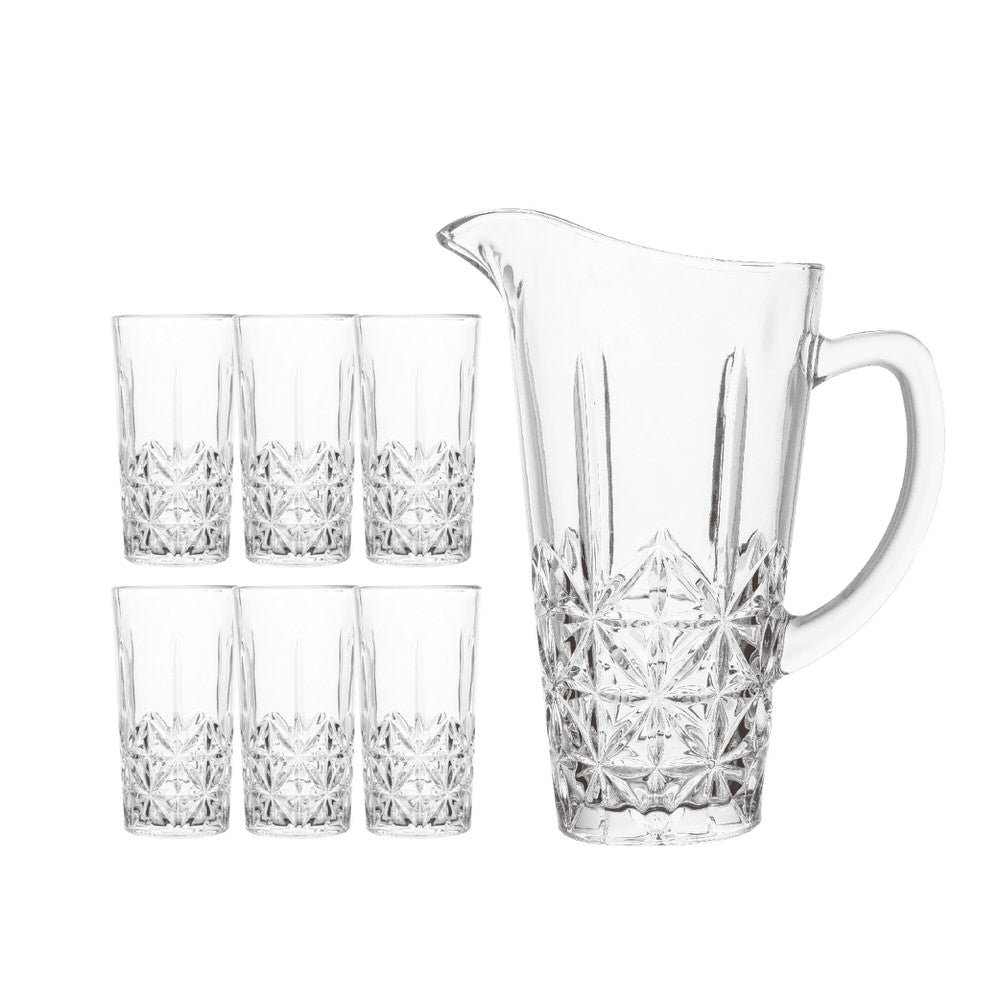 Jug Glass Set Of 7 PCS